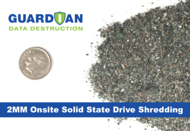 2mm onsite solid state drive shredding