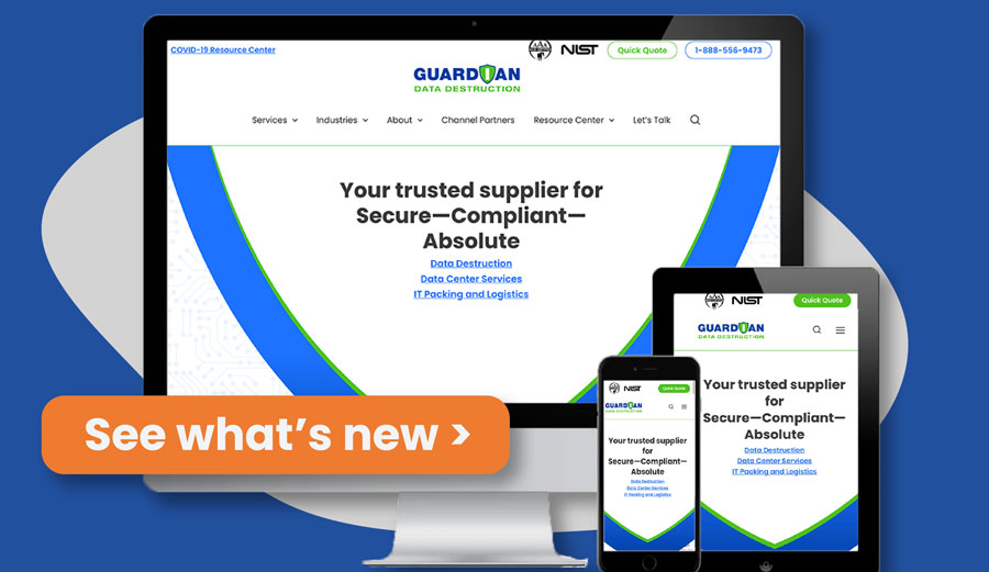 Guardian Data Destruction New Website